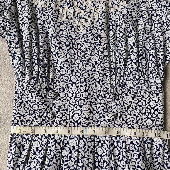 Elegant vintage Karin Stevens Floral Dress petite 8 - Picture 4 of 6